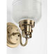 Artrude St 1 Light 5.75 inch Vintage Brass Bath Vanity Wall Light