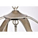 Goleta St 4 Light 18 inch Vintage Sliver Pendant Ceiling Light