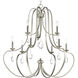 Lancaster 9 Light 34 inch Silver Ridge Chandelier Ceiling Light