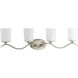 Briscoe 4 Light 31 inch Brushed Nickel Bath Vanity Wall Light