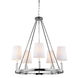 Golly 5 Light 28.12 inch Polished Nickel Chandelier Ceiling Light