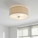 Briscoe LED 13 inch Brushed Nickel Flush Mount Ceiling Light