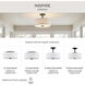 Briscoe 2 Light 13 inch Graphite Flush Mount Ceiling Light