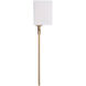 Tatum 2 Light 15 inch Aged Brass Sconce Wall Light