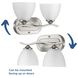 Antelo View Dr 2 Light 14.75 inch Brushed Nickel Bath Vanity Wall Light