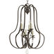 Lancaster 6 Light 22 inch Antique Bronze Foyer Pendant Ceiling Light