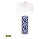 Allure 28 inch 9.5 watt Navy Table Lamp Portable Light