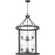 Tralee 8 Light 24 inch Graphite Foyer Pendant Ceiling Light, Design Series