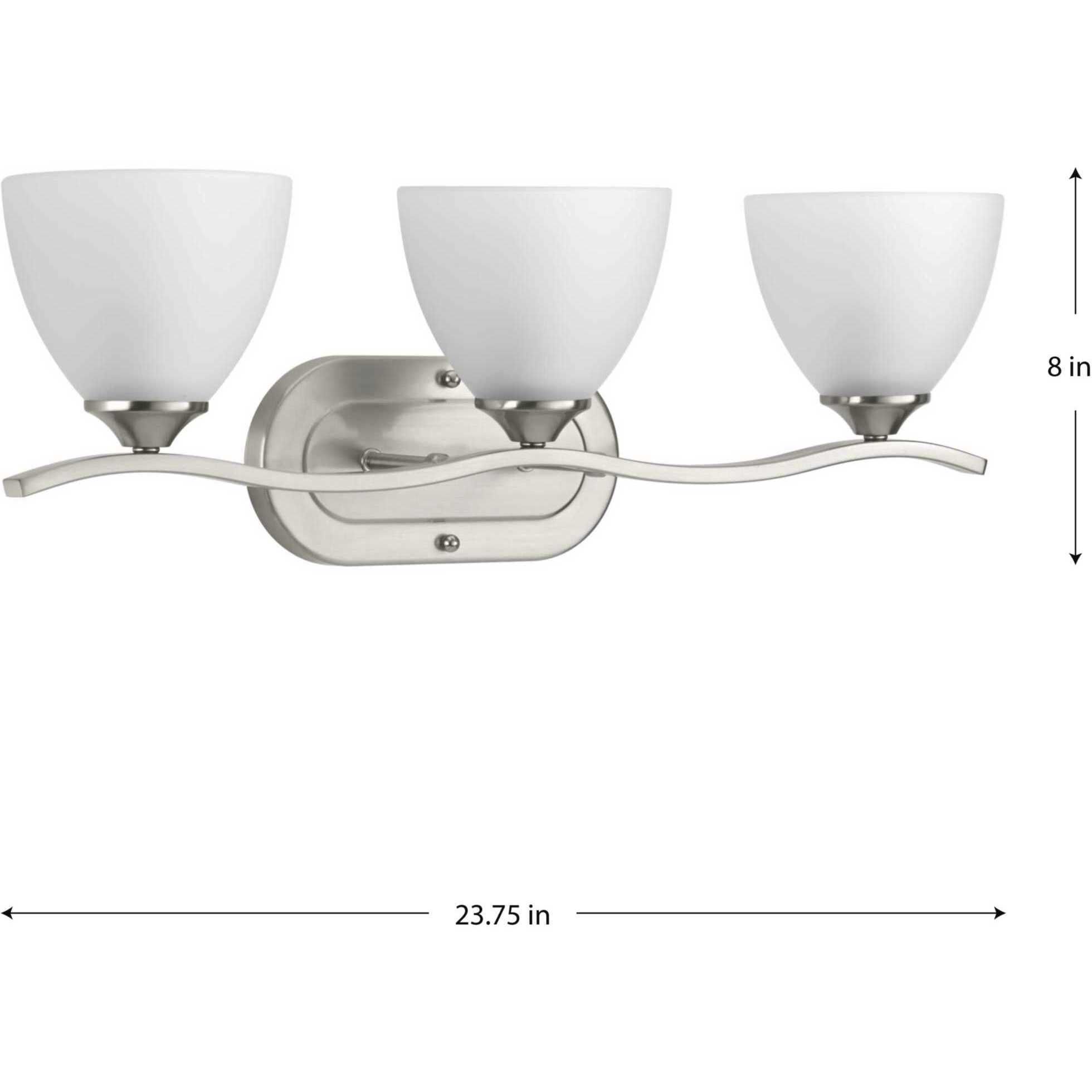 Antelo View Dr 3 Light 23.75 inch Brushed Nickel Bath Vanity Wall Light