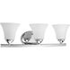 Germain St 3 Light 21.5 inch Polished Chrome Bath Vanity Wall Light