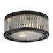 Gallarate 2 Light 12 inch Oil Rubbed Bronze Flush Mount Ceiling Light