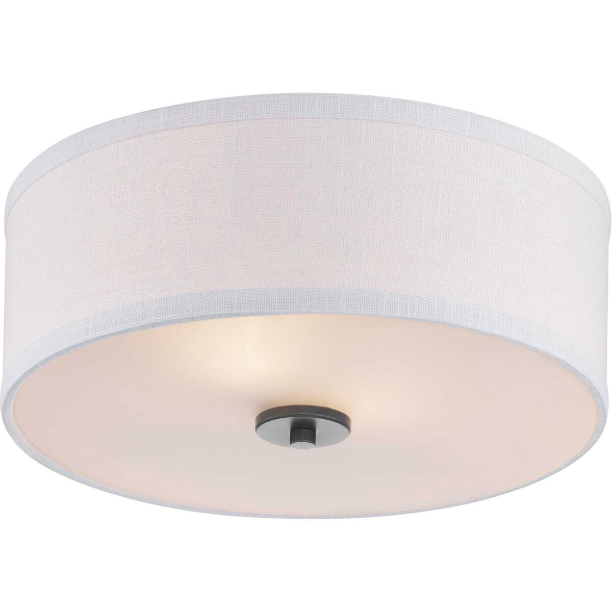 Briscoe 2 Light 13 inch Graphite Flush Mount Ceiling Light