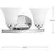 Germain St 2 Light 13.25 inch Polished Chrome Bath Vanity Wall Light