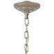 Cork 6 Light 21 inch Aged Silver Pendant Ceiling Light