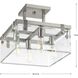 Guthrie 4 Light 17 inch Brushed Nickel Semi-Flush Mount Convertible Ceiling Light, Design Series