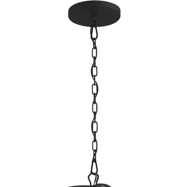 Somma Way 6 Light 22.5 inch Black Chandelier Ceiling Light