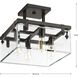 Guthrie 4 Light 17 inch Antique Bronze Semi-Flush Mount Convertible Ceiling Light, Design Series