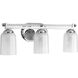 Berlin 3 Light 22.63 inch Polished Nickel Bath Vanity Wall Light, Design Series