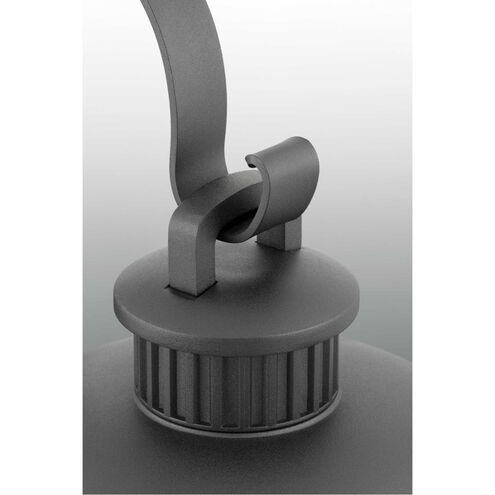 Garthwaite Ave 1 Light 19 inch Textured Black Outdoor Wall Lantern, Medium