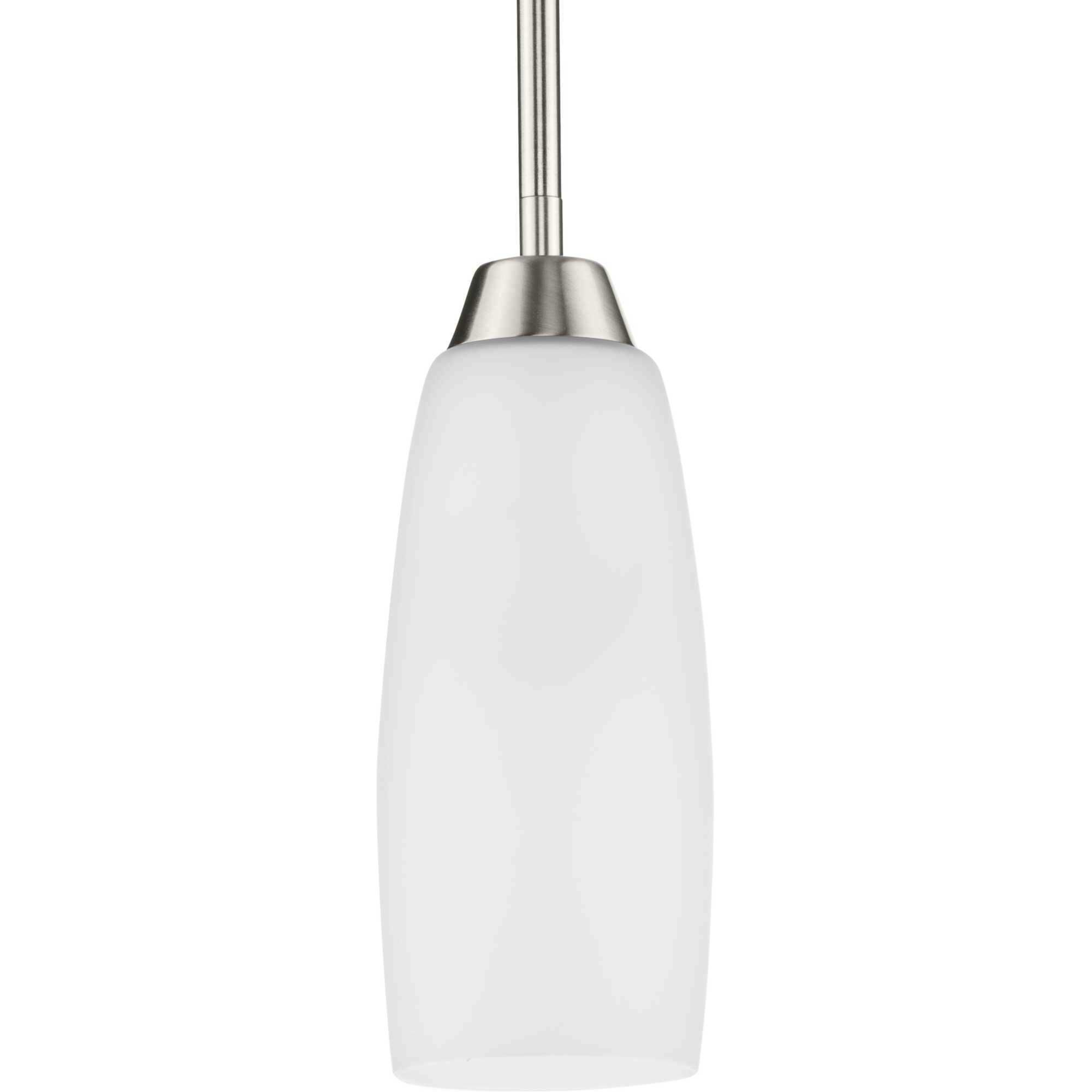 Anna 1 Light 3.88 inch Brushed Nickel Mini-Pendant Ceiling Light