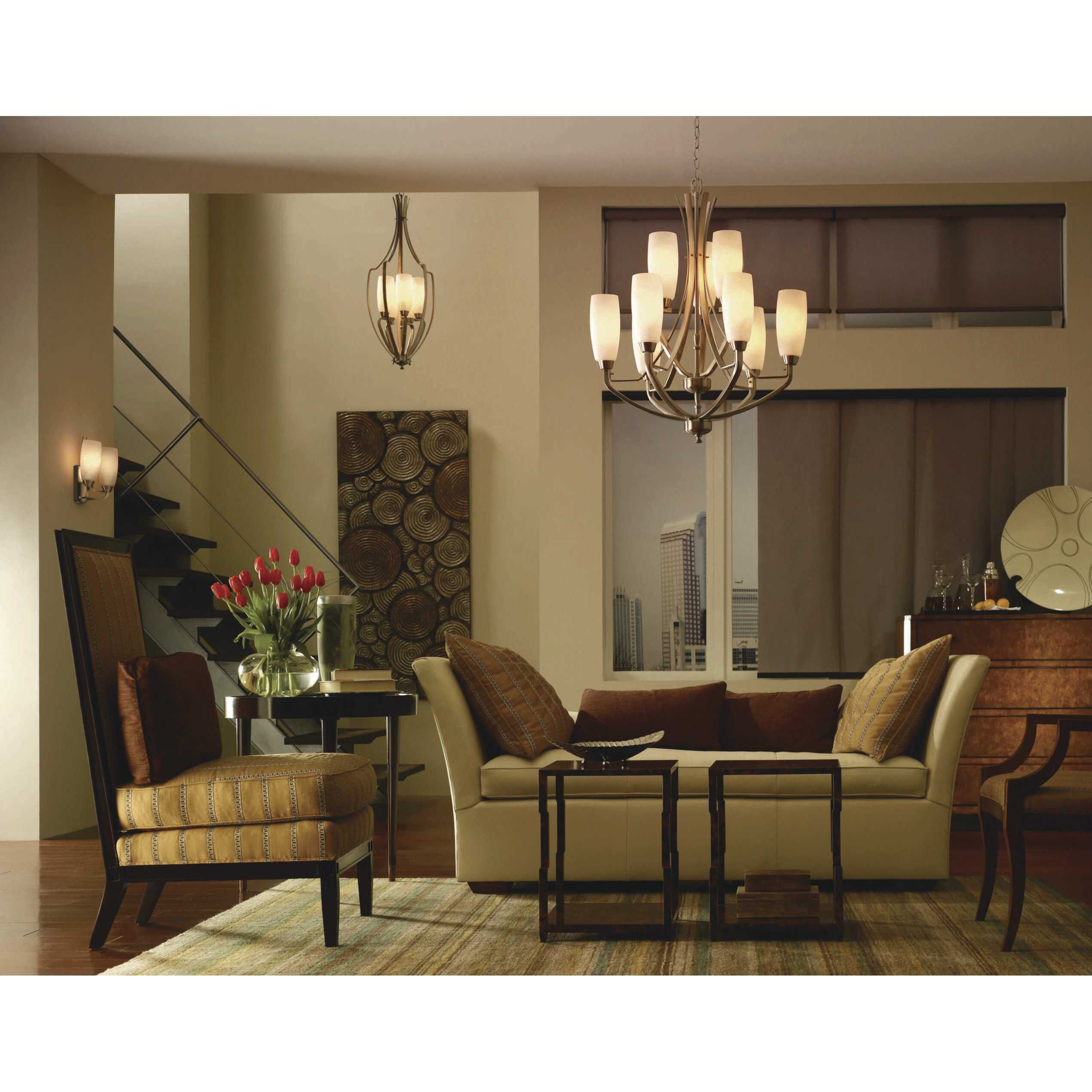 Anna 2 Light 13 inch Brushed Nickel Bath Vanity Wall Light