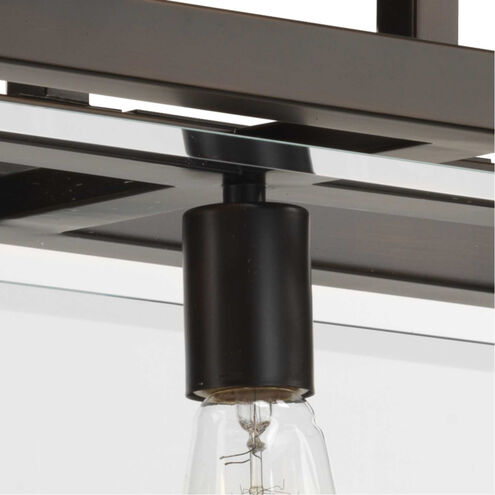 Guthrie 5 Light 37 inch Antique Bronze Linear Chandelier Ceiling Light, Design Series
