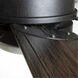 Dungarvan 60 inch Forged Black with Toasted Oak Blades Ceiling Fan, Progress LED