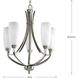 Anna 5 Light 22 inch Brushed Nickel Chandelier Ceiling Light