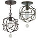 Somma Way 1 Light 9 inch Bronze Mini Pendant Ceiling Light