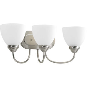 Armstrong 3 Light 21.63 inch Brushed Nickel Bath Vanity Wall Light