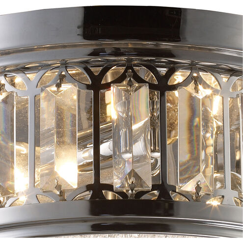 Glasgow Pl 2 Light 13 inch Polished Chrome Flush Mount Ceiling Light