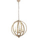 Goleta St 4 Light 18 inch Weathered Dove Pendant Ceiling Light