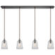 Alamo 4 Light 46 inch Oil Rubbed Bronze Mini Pendant Ceiling Light, Linear