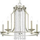 Bradstreet 5 Light 28 inch Silver Ridge Chandelier Ceiling Light, Design Series