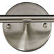 Caltanissetta 2 Light 18 inch Brushed Nickel Vanity Light Wall Light