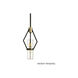 Brazos Point 1 Light 7 inch Textured Bronze Brushed Brass Pendant Ceiling Light