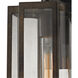 Greenock Ln 1 Light 13 inch Hazelnut Bronze with Clear Outdoor Wall Sconce