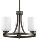 Graford 3 Light 17 inch Antique Bronze Semi-Flush Mount Convertible Ceiling Light