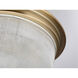 Artrude St 2 Light 12.38 inch Vintage Brass Semi-Flush Mount Convertible Ceiling Light
