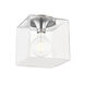 Brayden LED 10 inch Polished Nickel Flush Mount Ceiling Light