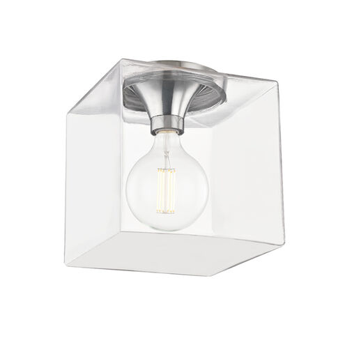 Brayden LED 10 inch Polished Nickel Flush Mount Ceiling Light