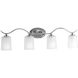 Briscoe 4 Light 31 inch Polished Chrome Bath Vanity Wall Light