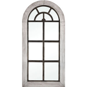 Ben Hur 50 X 25 inch Antique Silver with Bronze and Whitewash Wall Mirror