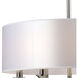 Glendale Fwy 6 Light 24 inch Polished Nickel Chandelier Ceiling Light
