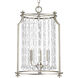 Bradstreet 3 Light 13.88 inch Silver Ridge Pendant Ceiling Light, Design Series
