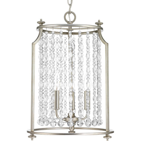 Bradstreet 3 Light 13.88 inch Silver Ridge Pendant Ceiling Light, Design Series