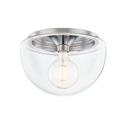 Brayden LED 14 inch Polished Nickel Flush Mount Ceiling Light