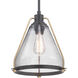 Fano 1 Light Antique Bronze Pendant Ceiling Light