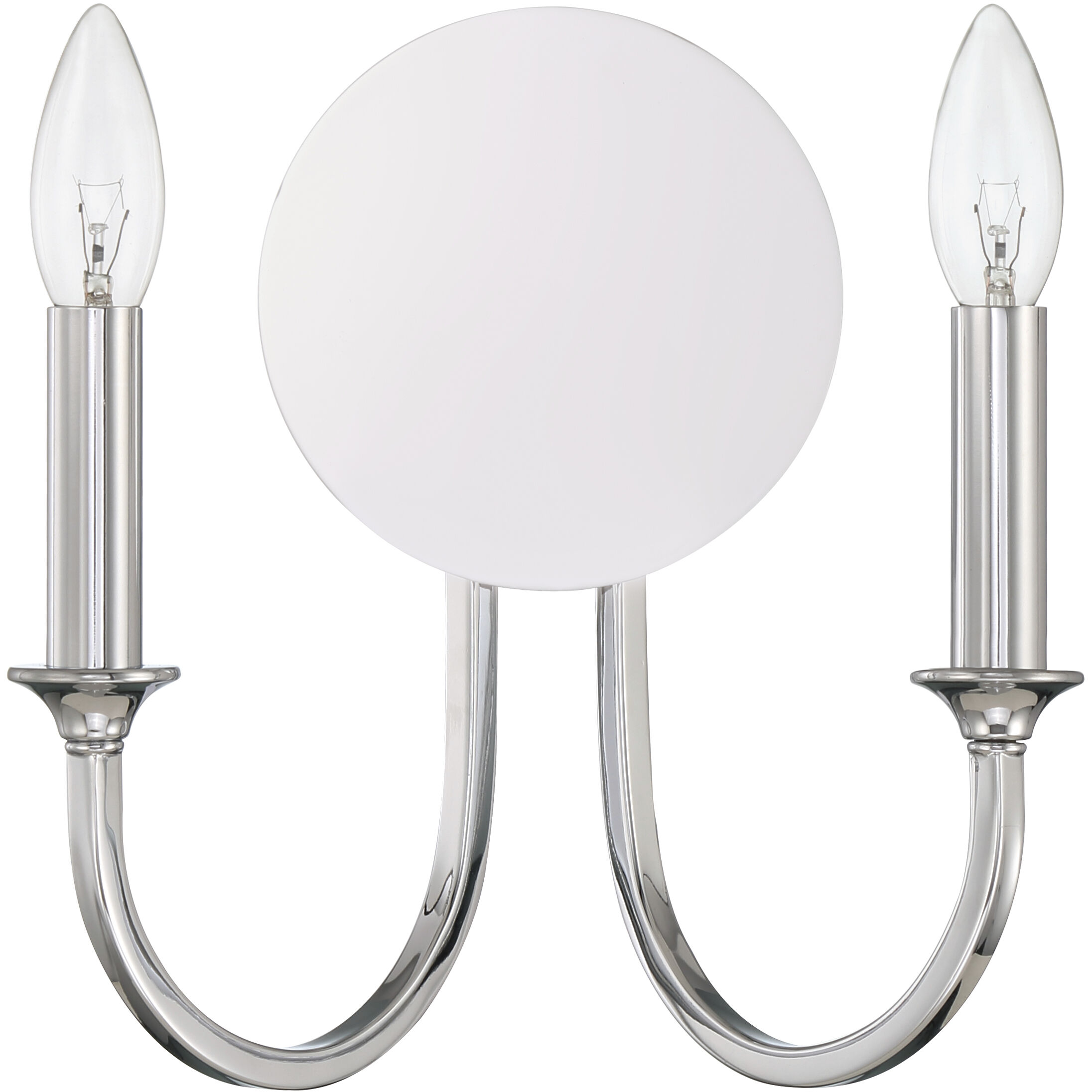 Stone Canyon Sconce Wall Light in Chrome