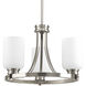 Graford 3 Light 17 inch Brushed Nickel Semi-Flush Mount Convertible Ceiling Light